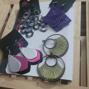 Paparazzi Multicolor Earring Trio